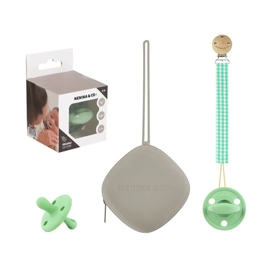 PACK 1 CHUPETERO + 1 CHUPETE CLÁSICO + 1 GUARDACHUPETE NENINA & CO