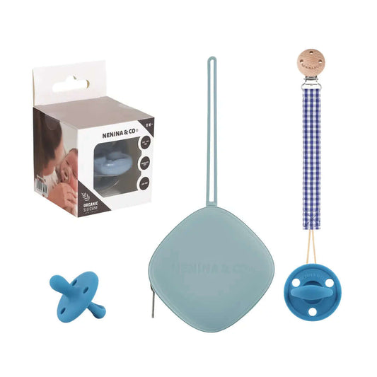 PACK 1 CHUPETERO + 1 CHUPETE CLÁSICO + 1 GUARDACHUPETE NENINA & CO