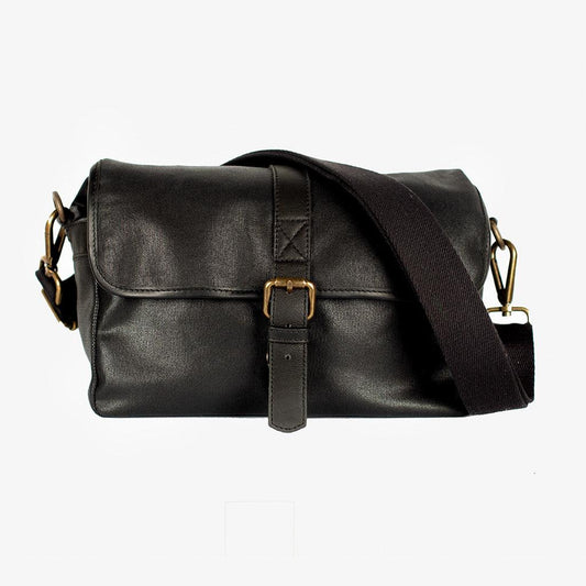 Black Waxed Canvas Camera Bag