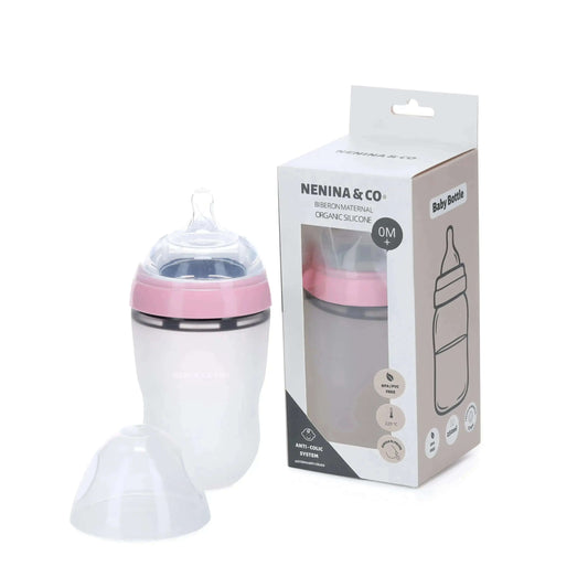 Biberon de silicona como el pecho de mamá Nenina & Co