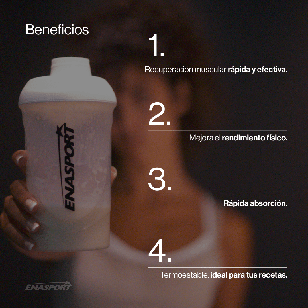 Transparent shaker bottle with a white lid, featuring the ENALSPORT logo; perfect for workouts and shakes.