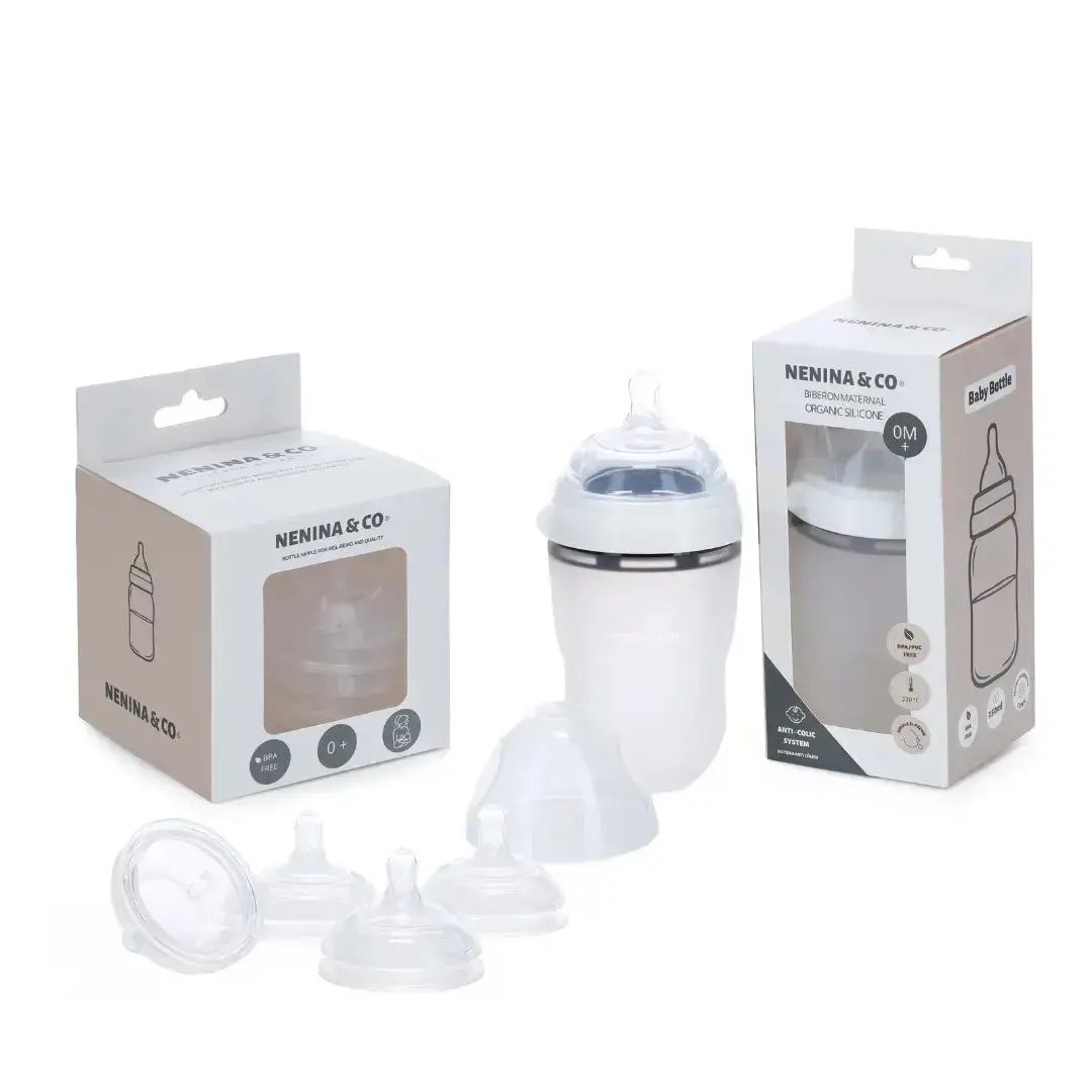 Pack 1 Biberon + 4 tetinas de repuesto Nenina & Co