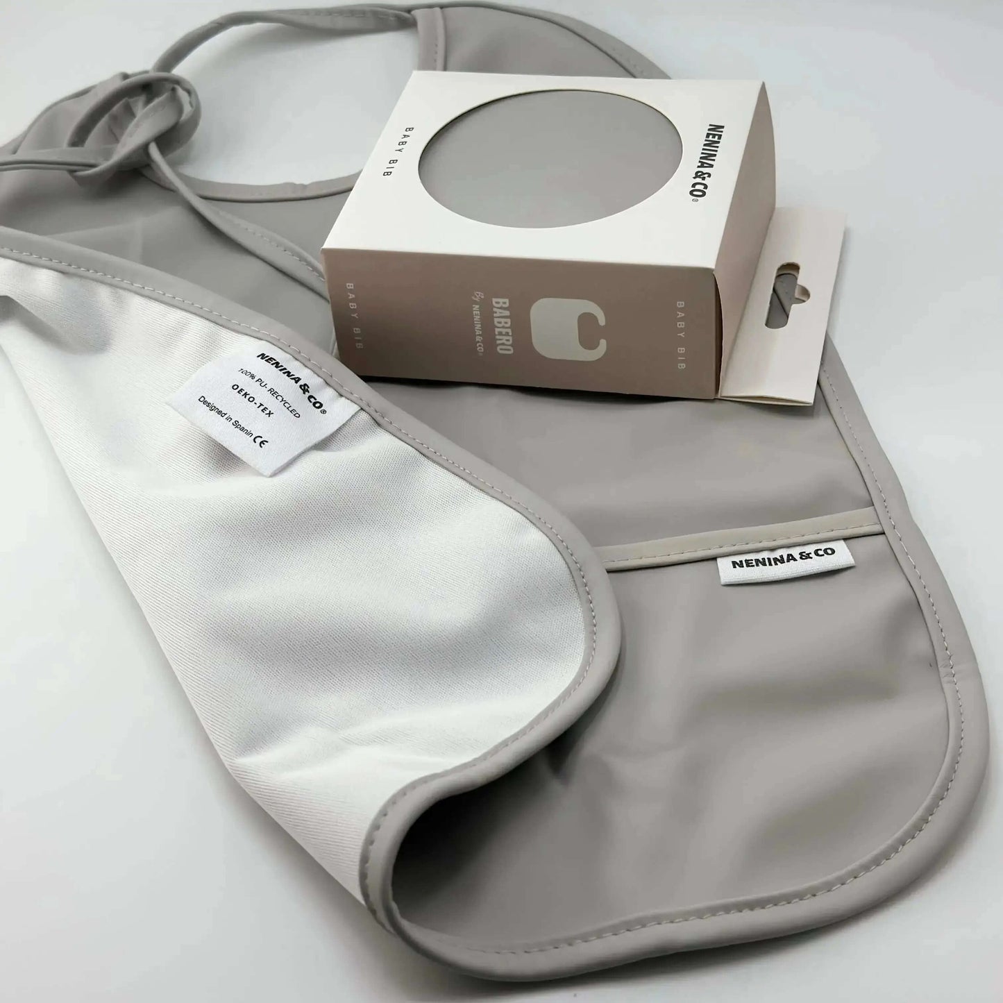 Babero London Gray  Nenina & Co