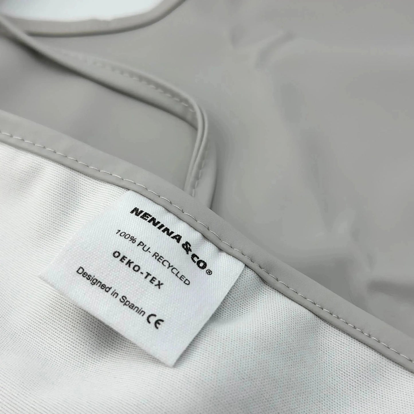 Pack 2 Baberos Mint + London Gray Nenina & Co