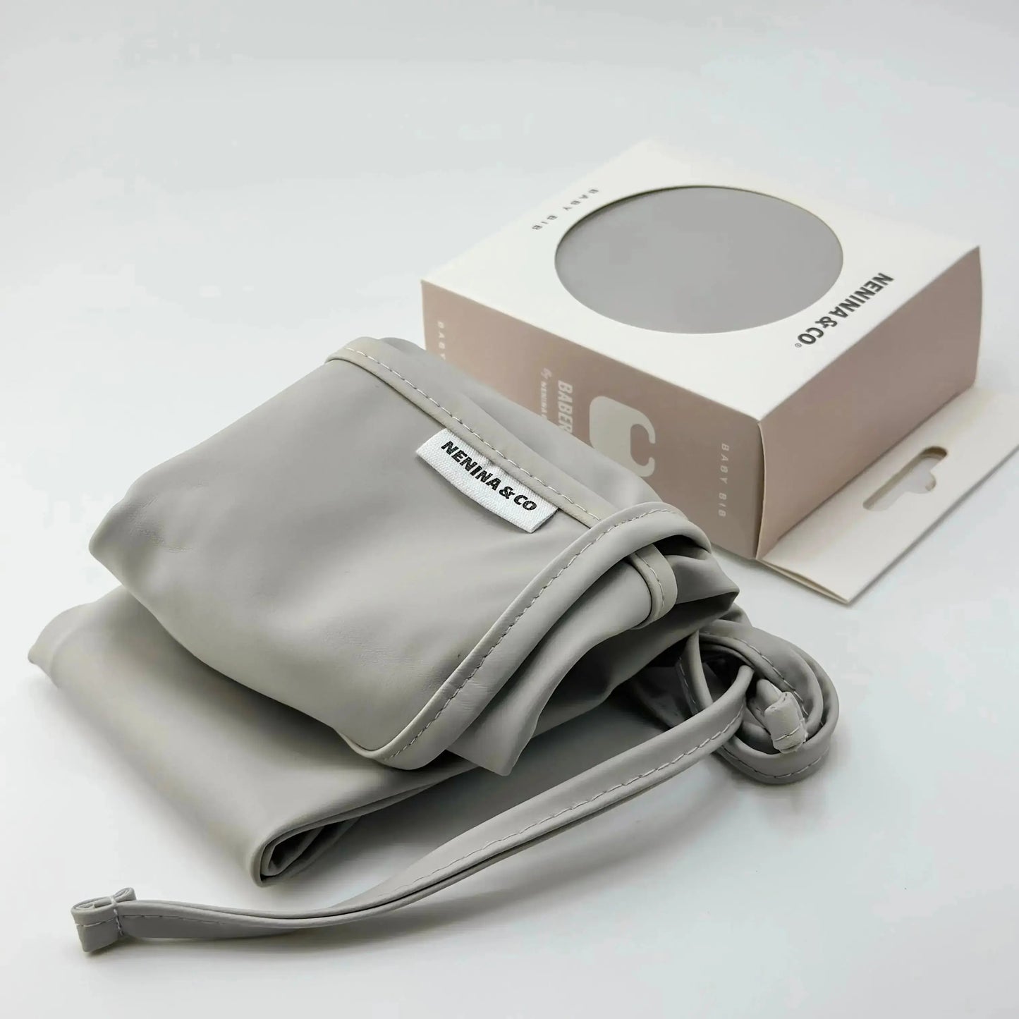 Pack 2 Baberos Mint + London Gray Nenina & Co