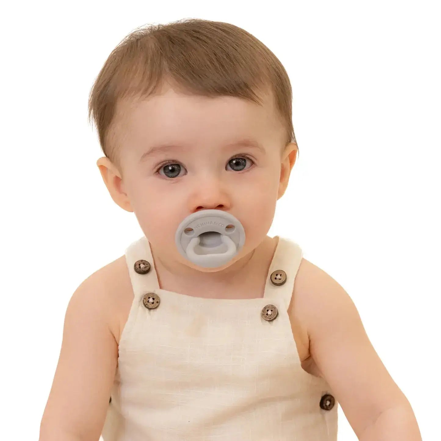 Pack 2 Chupeteros + 1 Chupete DIAMOND By Nenina & Co Gris