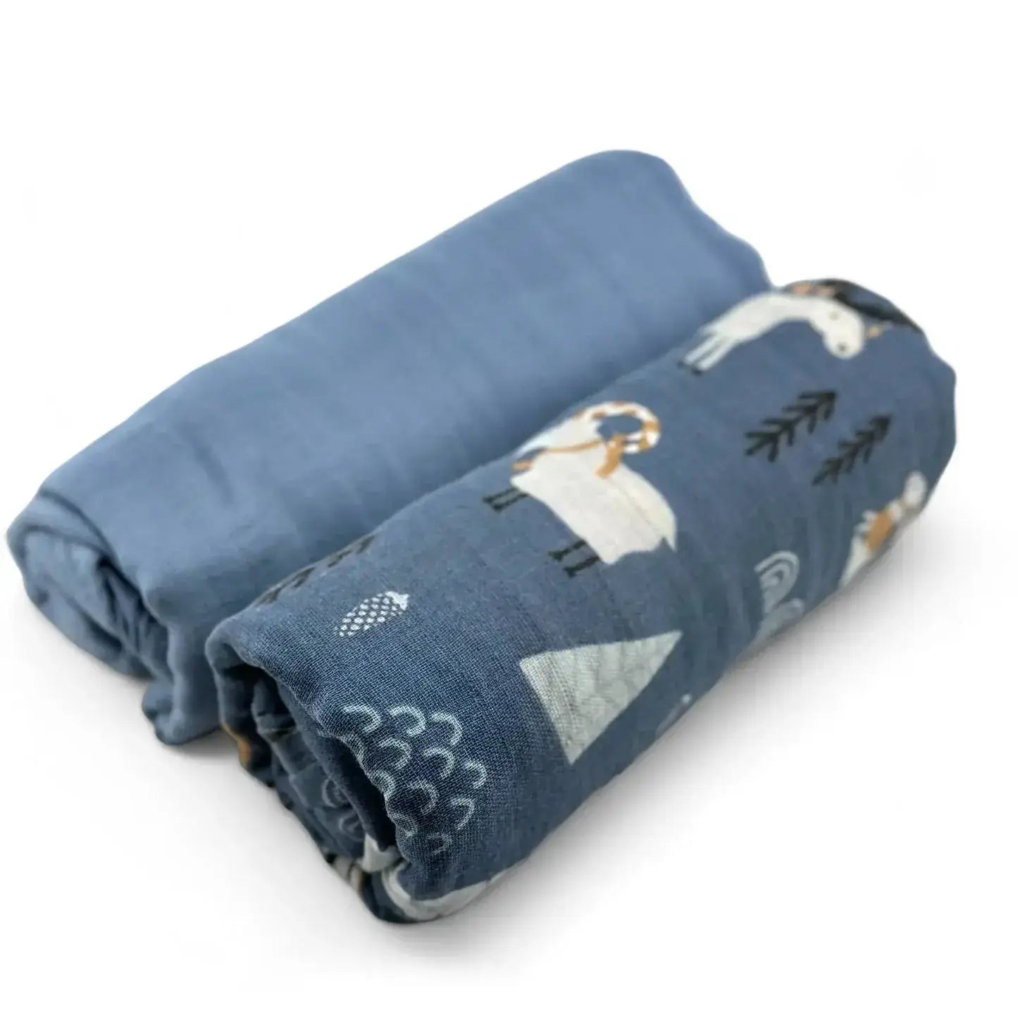 Pack 2 Muselinas Cotton + Bambi Rosa 70% Bamboo +30 % Algodón Nenina & Co