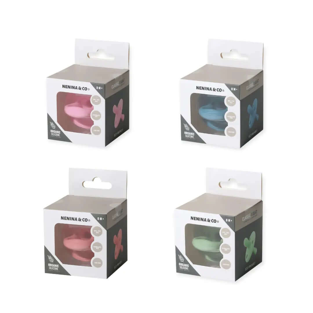 Pack 4 Chupetes CLÁSICOS Nenina & Co
