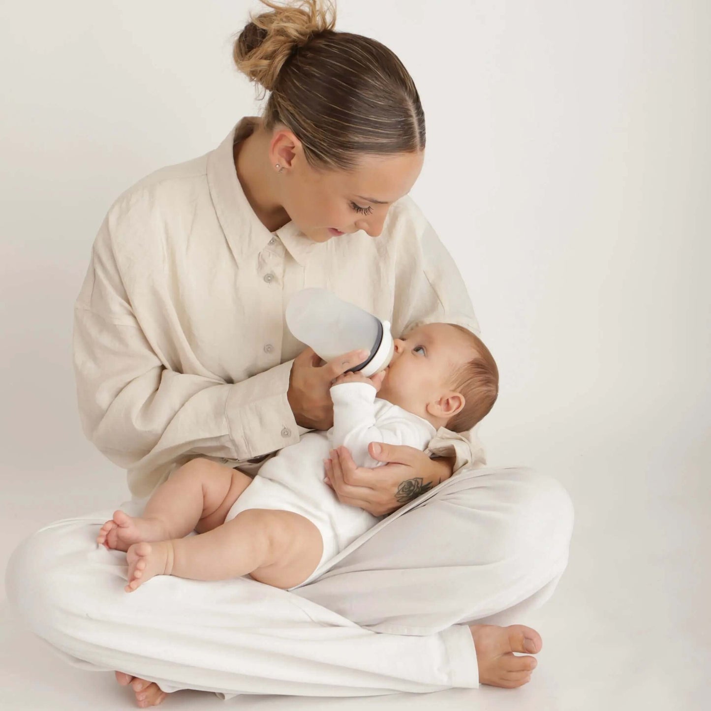 Biberon como el pecho de mamá Anticólico Maternal Nenina & Co Silicona organica