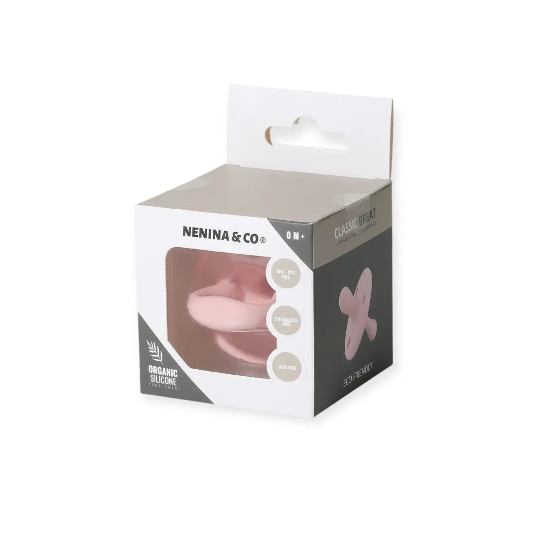 Kit de Biberón y Chupete Clásico con Chupeteros de Algodón para Bebé Recién Nacido | Nenina & Co