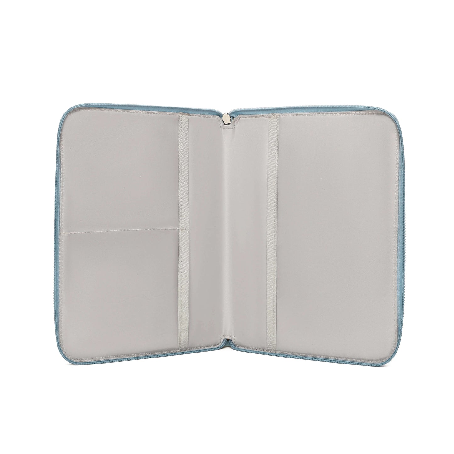 Pack Nacimiento Bebé: Portadocumentos + Neceser de Eco Piel MIREM Dusty Blue | Nenina & Co