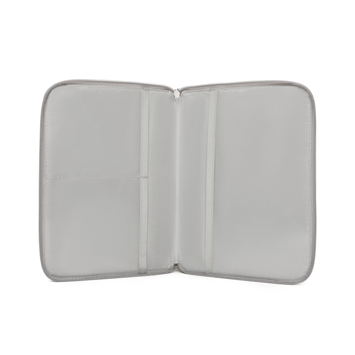 Pack Nacimiento Bebé: Portadocumentos + Neceser de Eco Piel MIREM Gris | Nenina & Co