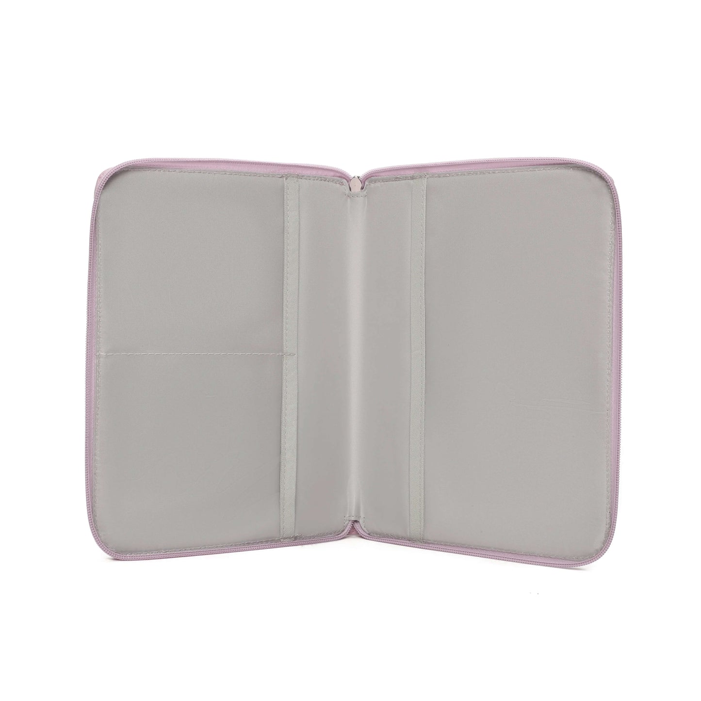 Pack Nacimiento Bebé: Portadocumentos + Neceser de Eco Piel MIREM Rosa pálido | Nenina & Co