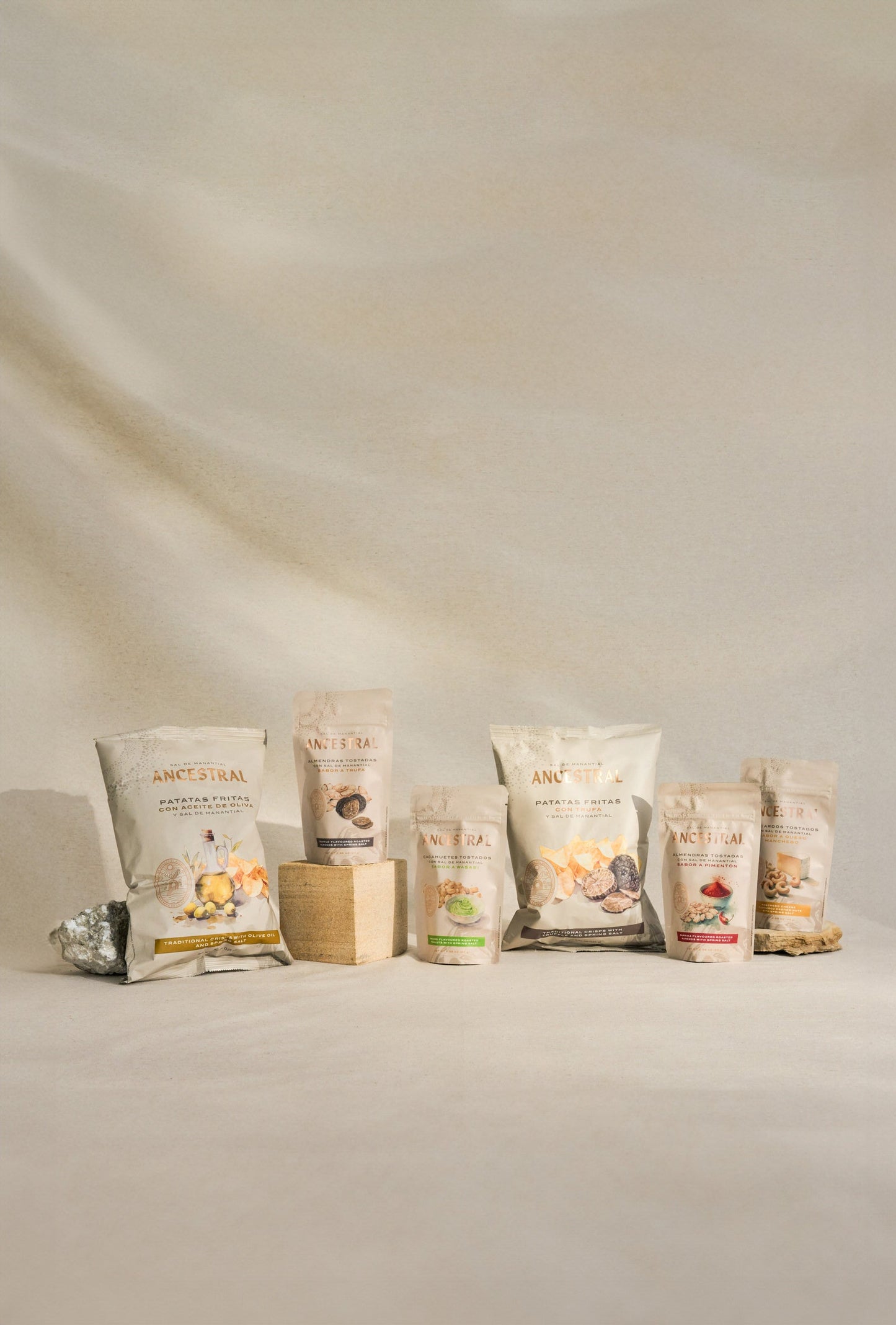 Pack Degustación Snacks Sal de Manantial - 3 Sabores Gourmet