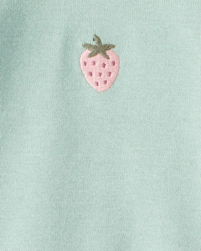 Pack 4 bodies manga larga con estampado de mini frutas