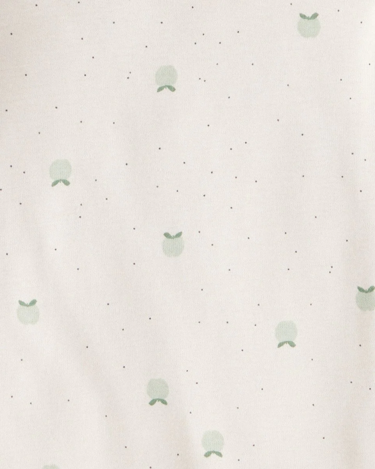 Pack 4 bodies manga larga con estampado de mini frutas