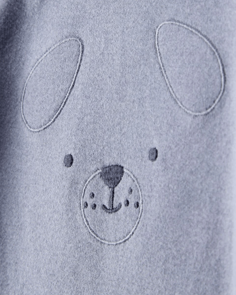 Pack cuatro piezas body manga larga con diseño de oso