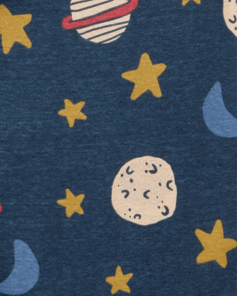 Pack seis bodies largos algodón diseño espacio