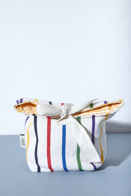 Panera pequeña tejido canario mix color