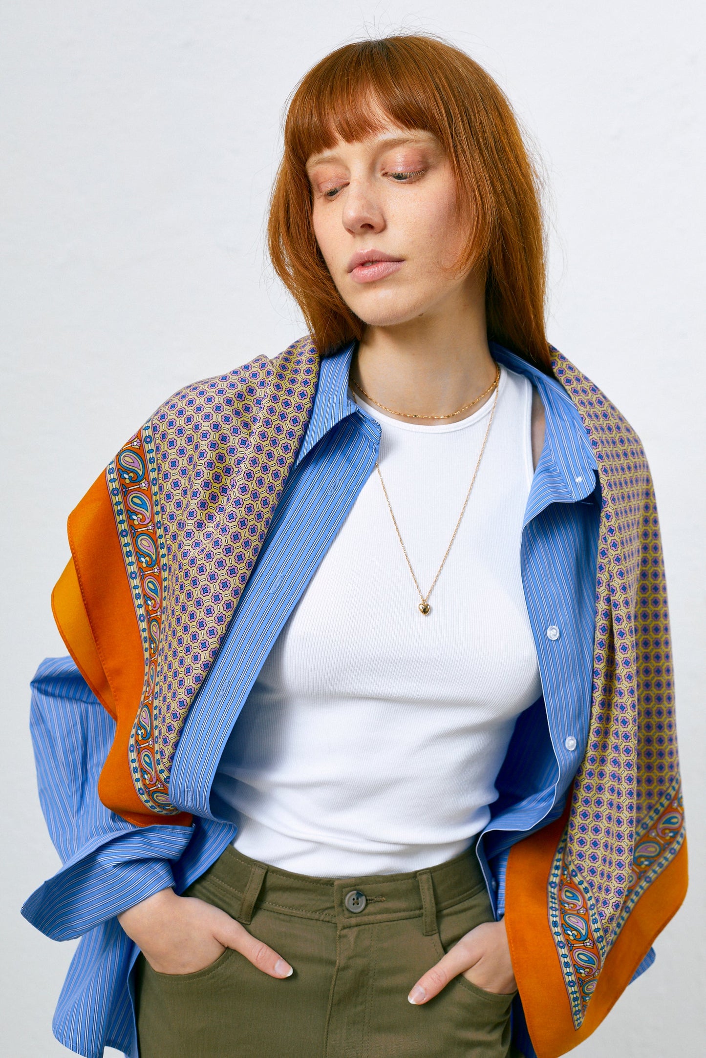 Pañuelo aragonés marrón