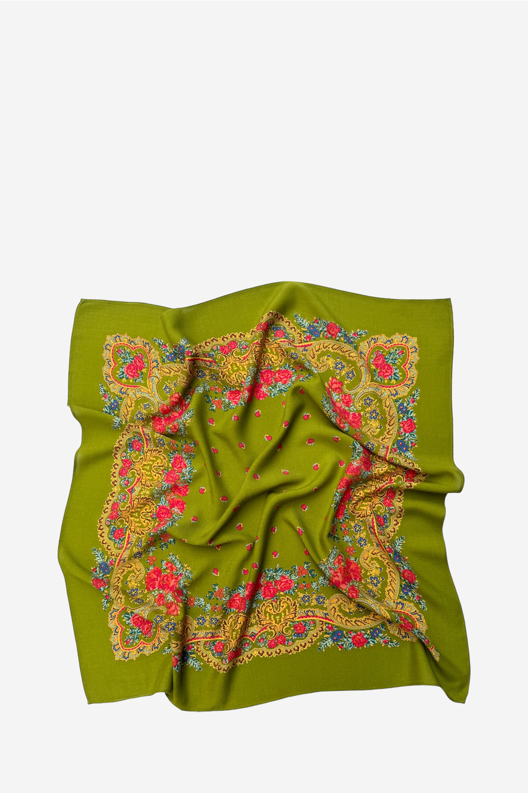 Pañuelo portugués cadena verde oliva