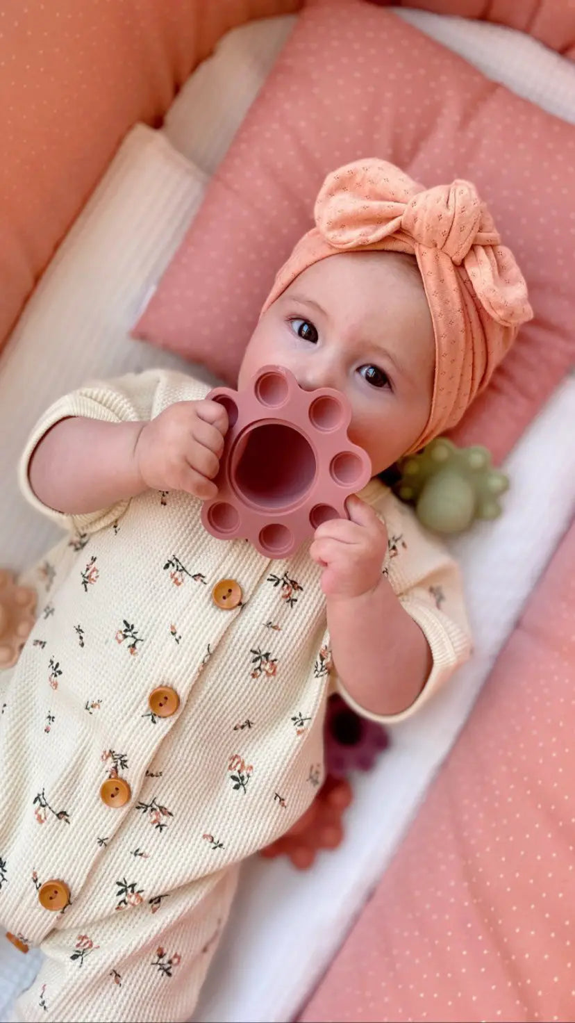 Pelele Boho Flower Natural Nenina & Co no