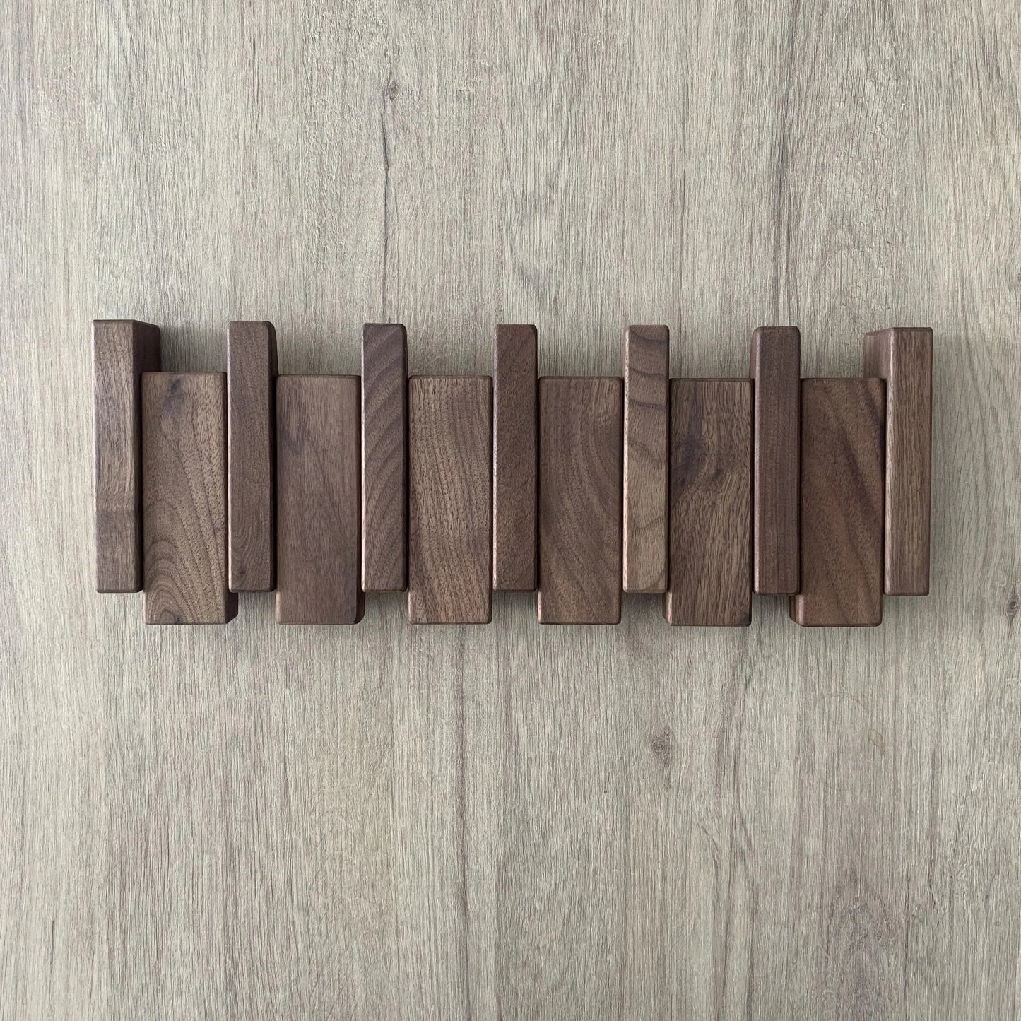 Perchero de pared en madera - Colgadores plegables