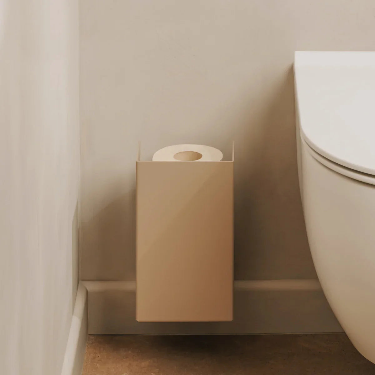 Organizador de Papel Higiénico Amsterdam ideal para baños pequeños y modernos