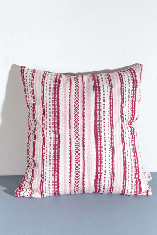 Funda cojín alpujarra tonos rosas 50cmx50cm