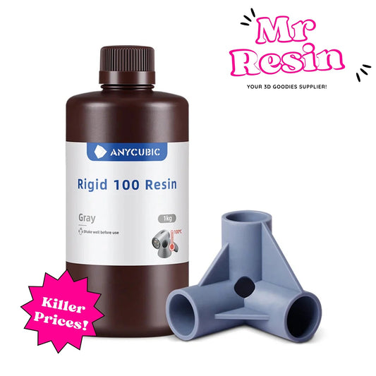 Resina rígida 100 para impresora 3D resistente hasta 100°C 1kg