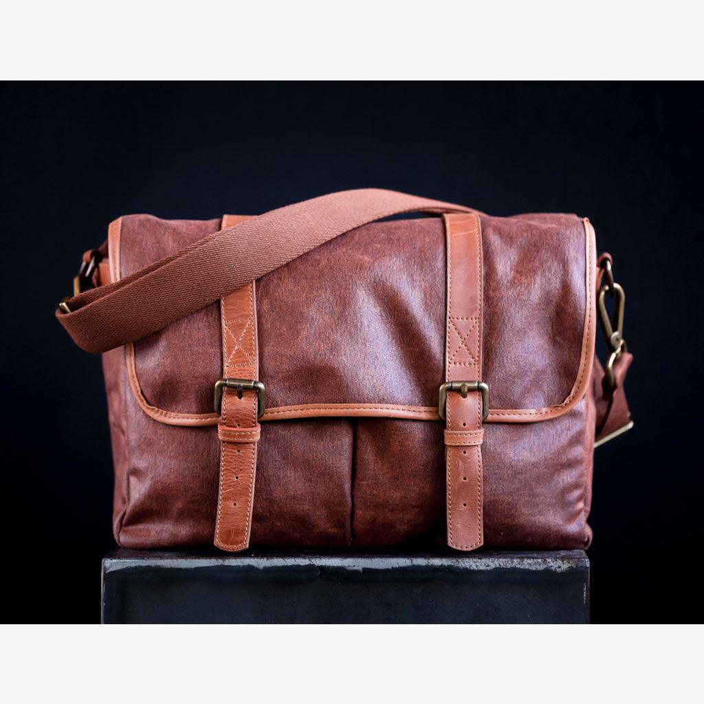 Limited Edition - Roma Coffee Waxed Canvas Camera Bag