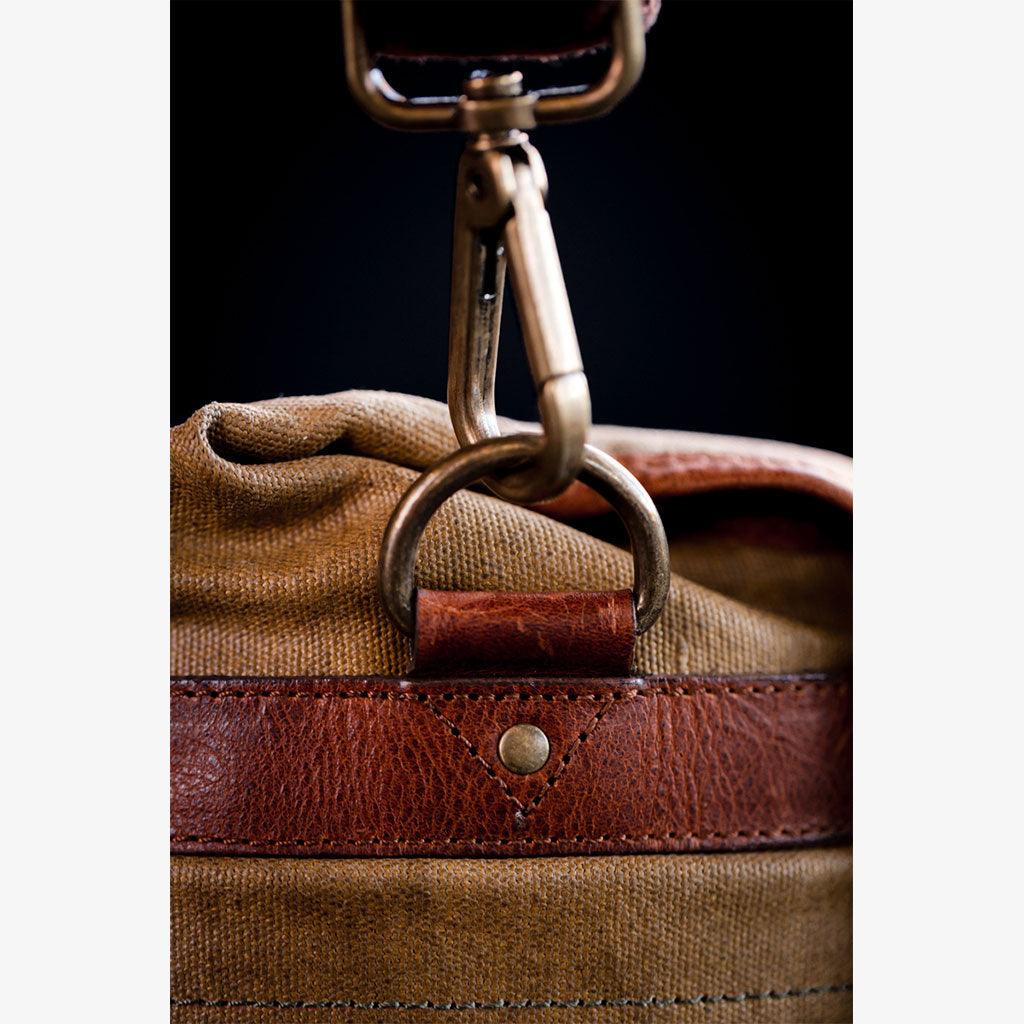 Limited Edition - Roma Olive Green Waxed Canvas Camera Bag