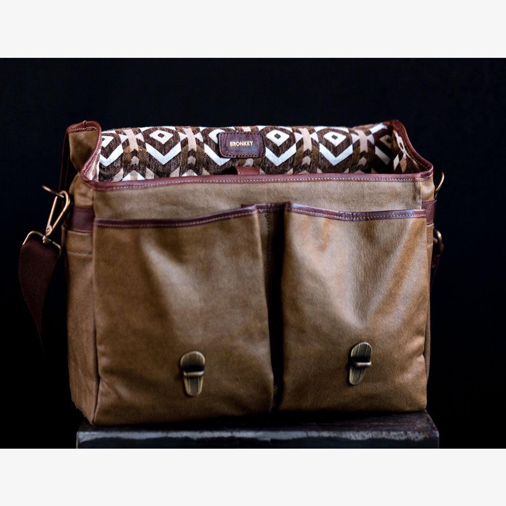 Limited Edition - Roma Olive Green Waxed Canvas Camera Bag