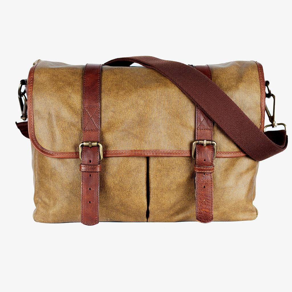 Limited Edition - Roma Olive Green Waxed Canvas Camera Bag