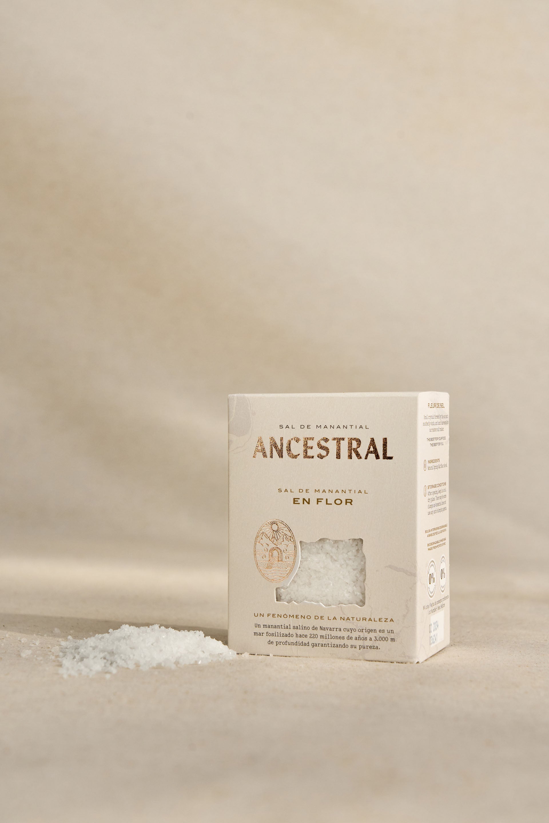 Flor de Sal de Manantial Natural 180g - Gourmet Artesanal 180 g