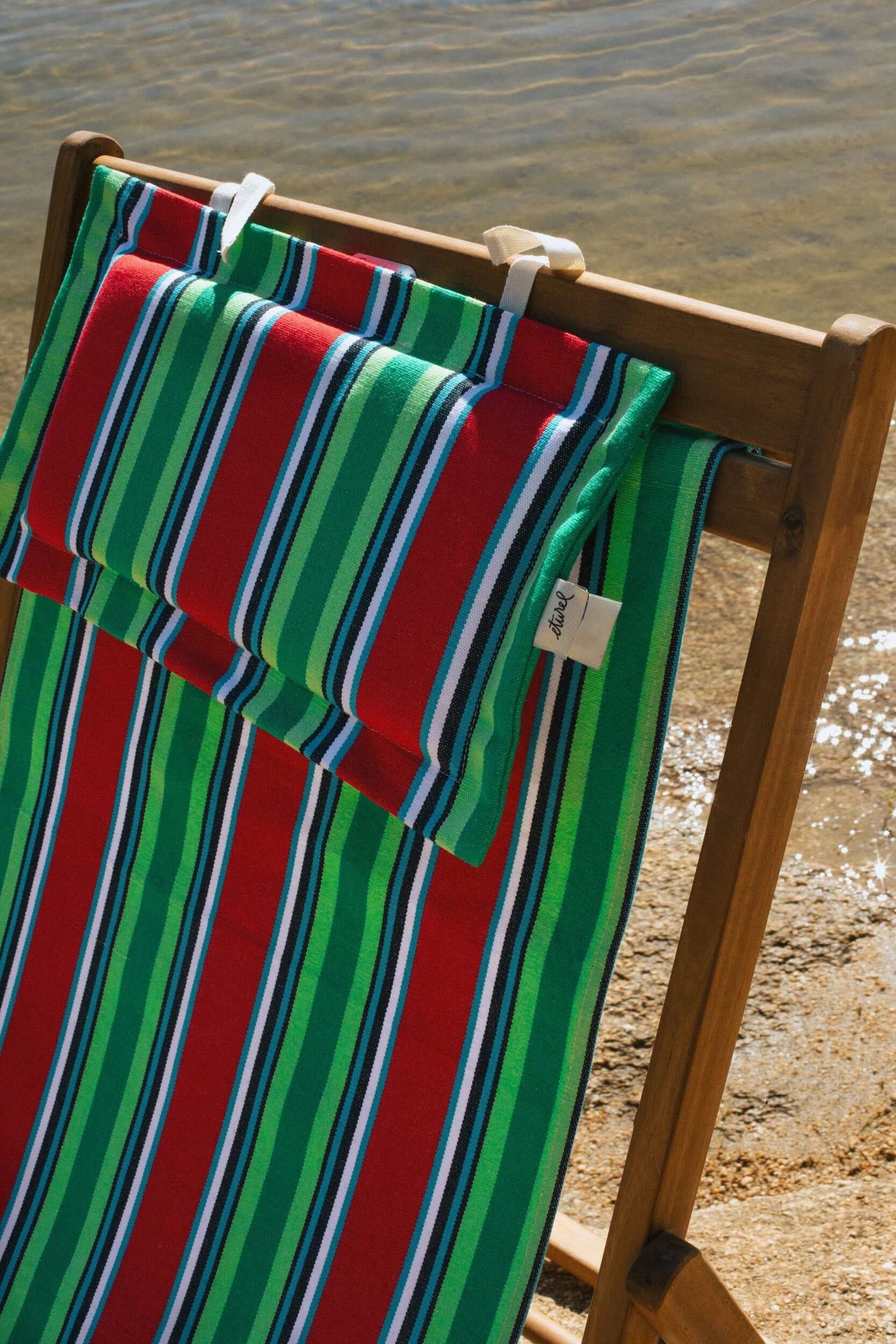 Tejido para hamaca y cojín lona rojo