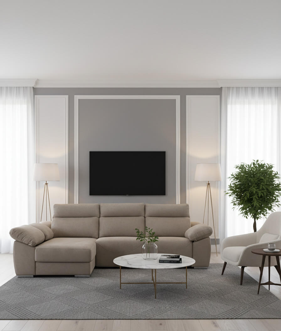 Sofá Chaiselongue Marsella