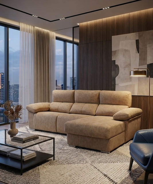 Sofá Chaiselongue Letti Salvador arena