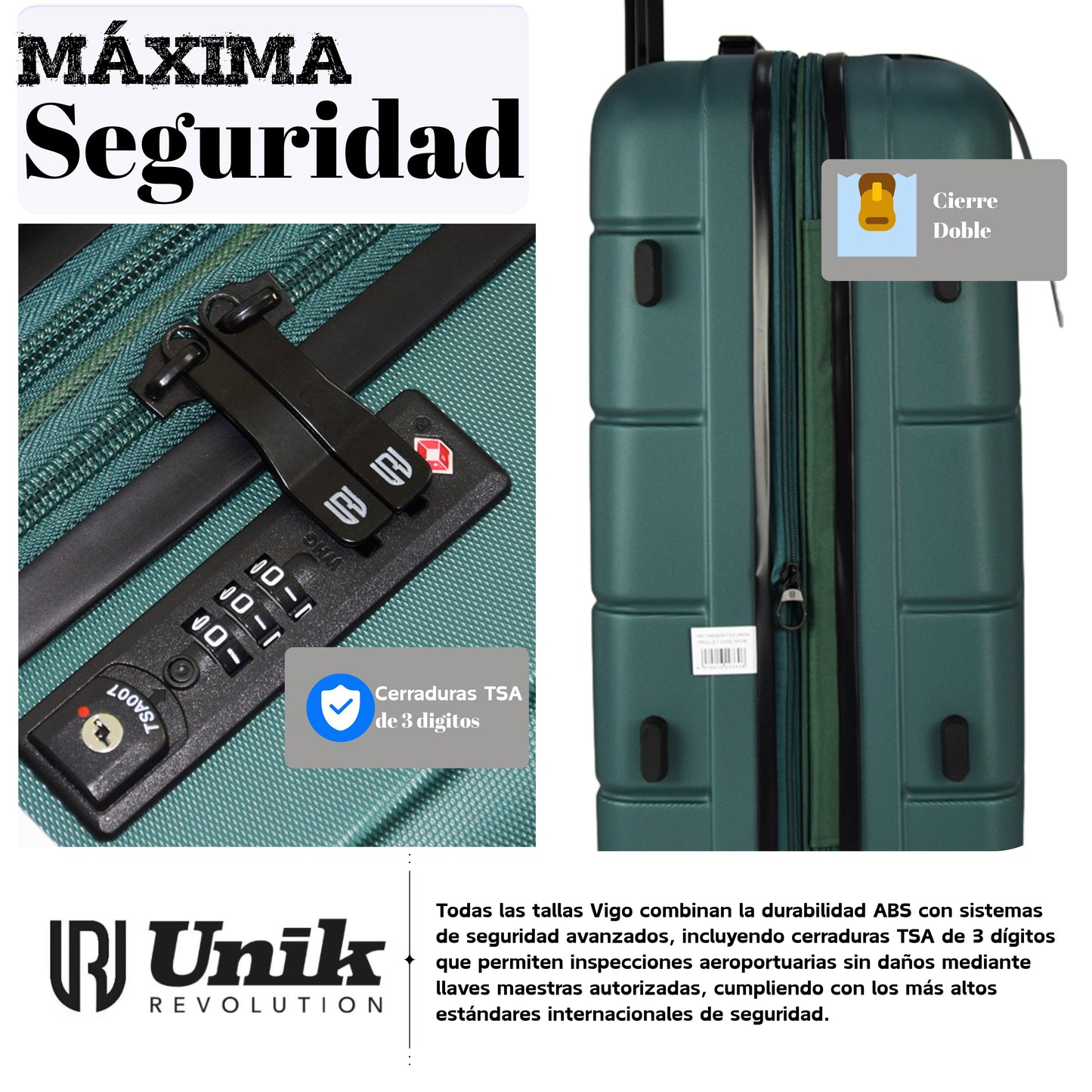 MALETA MEDIANA VIGO EXTENSIBLE TSA ECO 67CM