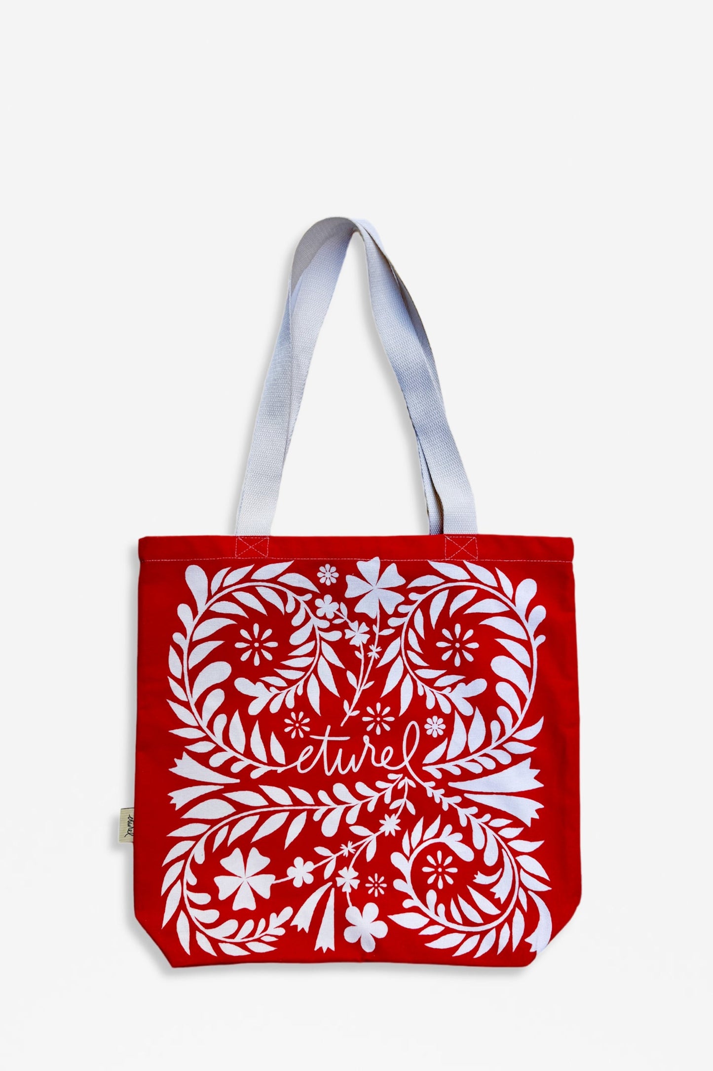 Tote Bag folklore rojo