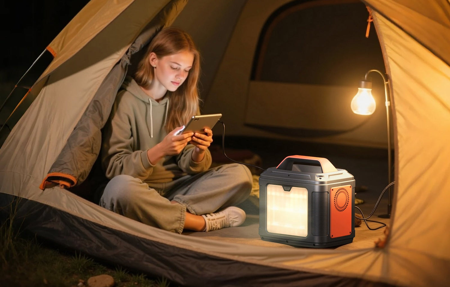 
Tragbares Kraftwerk solar
