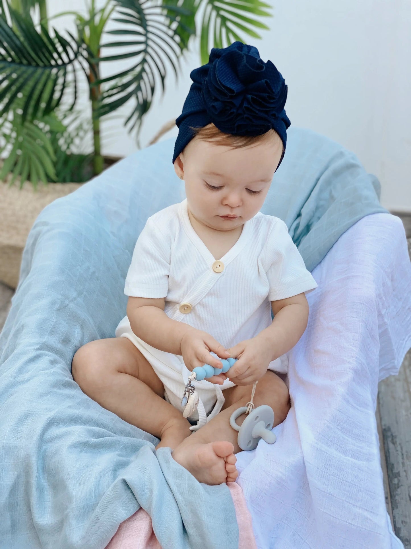 Turbante Azul marino Nenina & Co