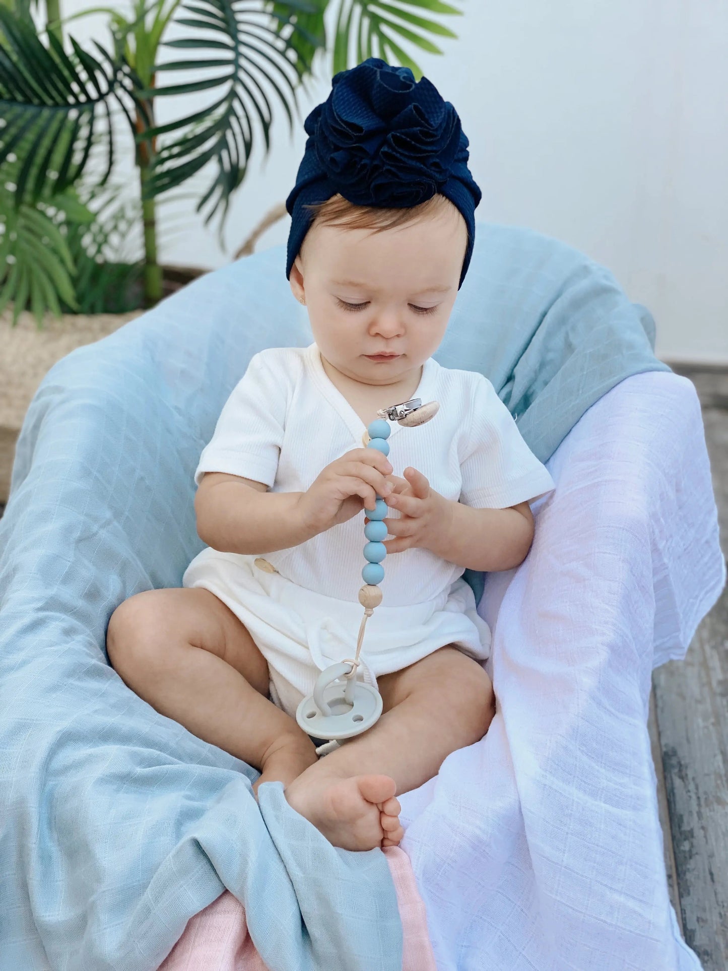 Turbante Azul marino Nenina & Co