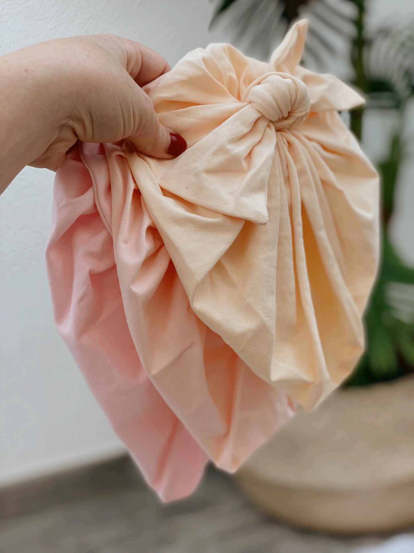 Turbante con Lazo Nenina & Co Rosa Claro