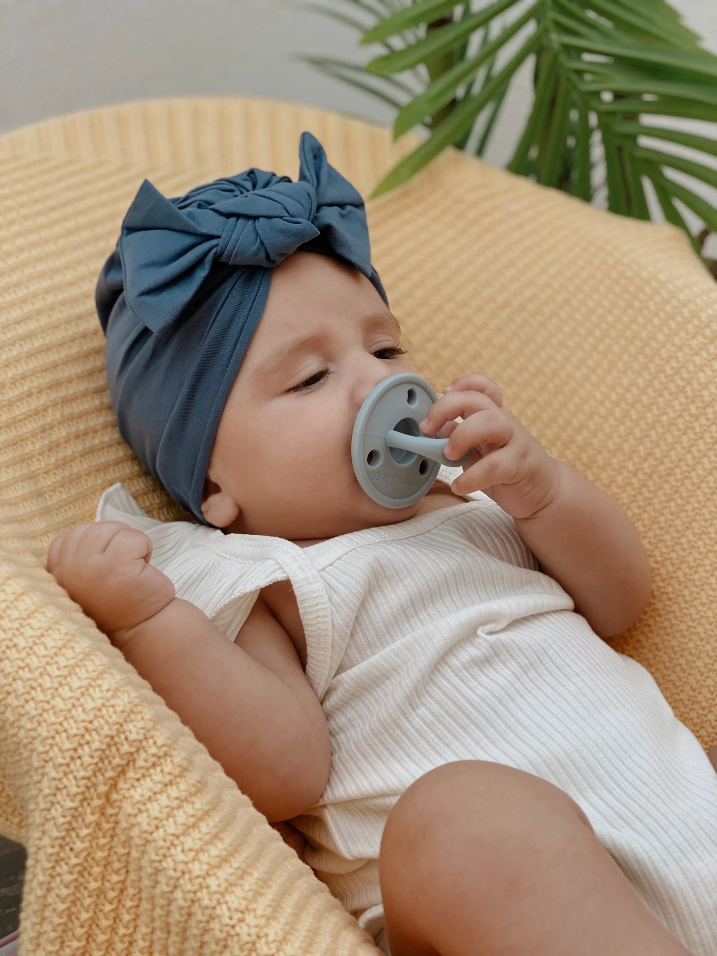 Turbante con lazo Nenina & Co Azul