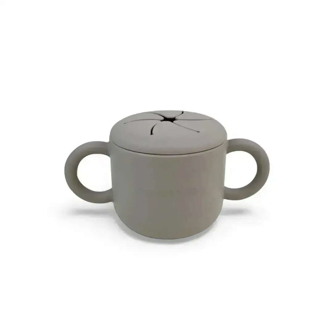 Vajilla BLW Gris 9 Piezas de Silicona orgánica con ventosas Nenina & Co