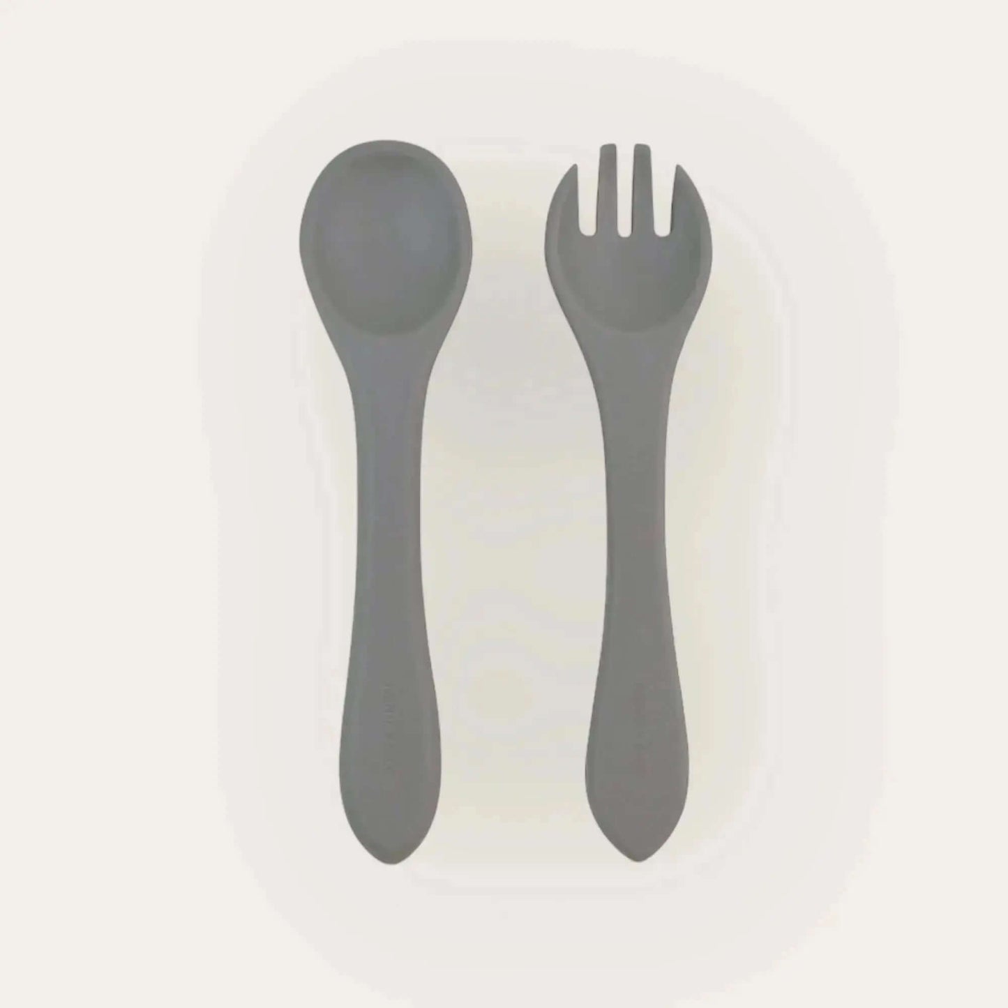 Vajilla BLW Gris 9 Piezas de Silicona orgánica con ventosas Nenina & Co