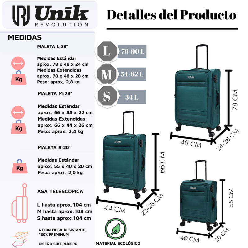 Modelo Blanda Omega Set de 3 (L+M+S)