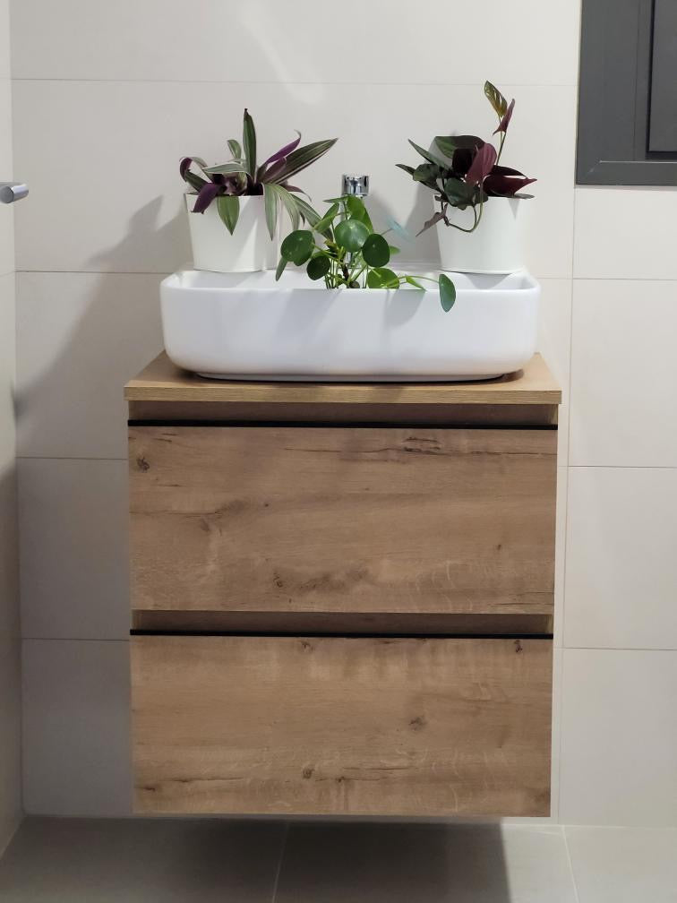 Textura melamina roble Ostippo – mueble roble ostippo baño