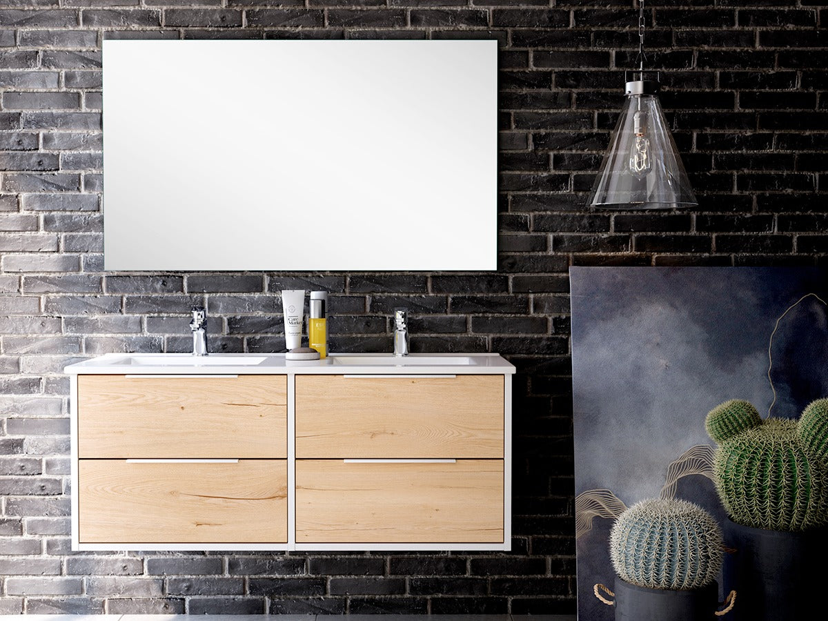 Conjunto Mueble de Baño Completo 120 cm Negro – Bathme